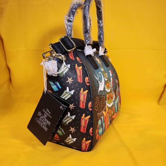 Loungefly The Nightmare Before Christmas Sandy Claws Zero Satchel Handbag NEW - Picture 4 of 13